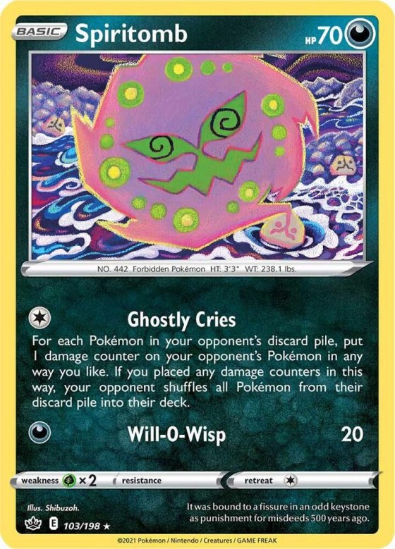 Spiritomb - Reverse Holo