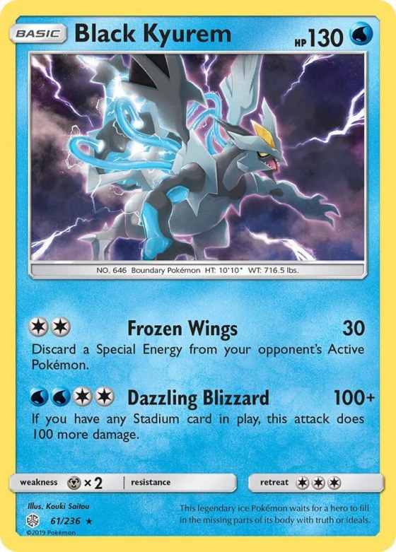 Black Kyurem - Reverse Holo