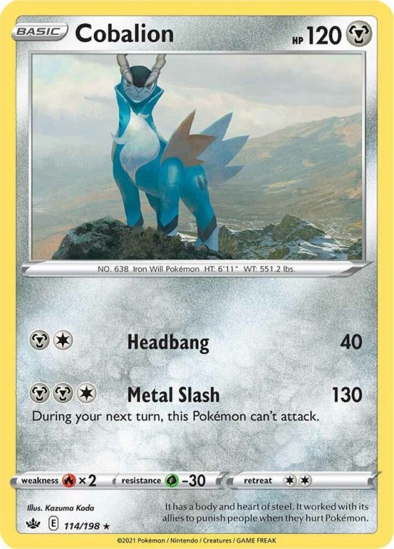 Cobalion - Reverse Holo