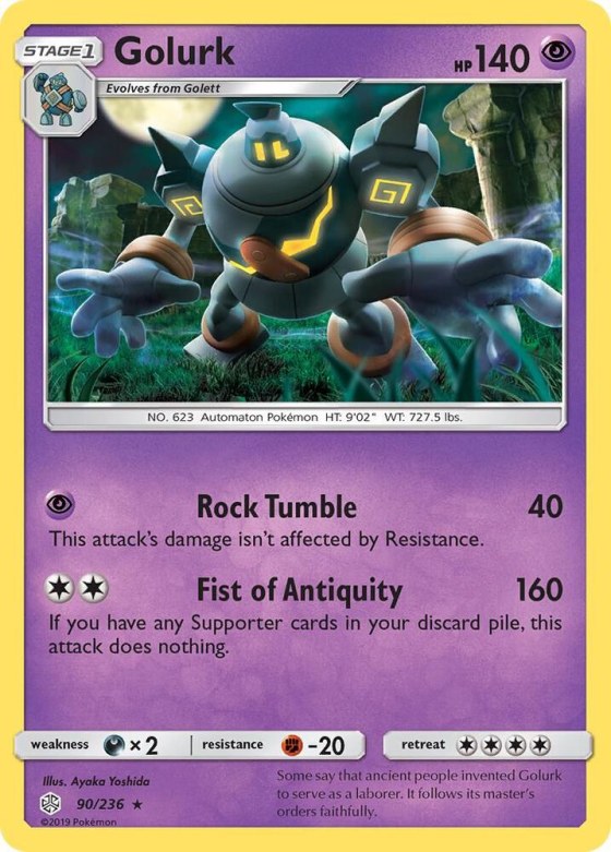 Golurk - Reverse Holo