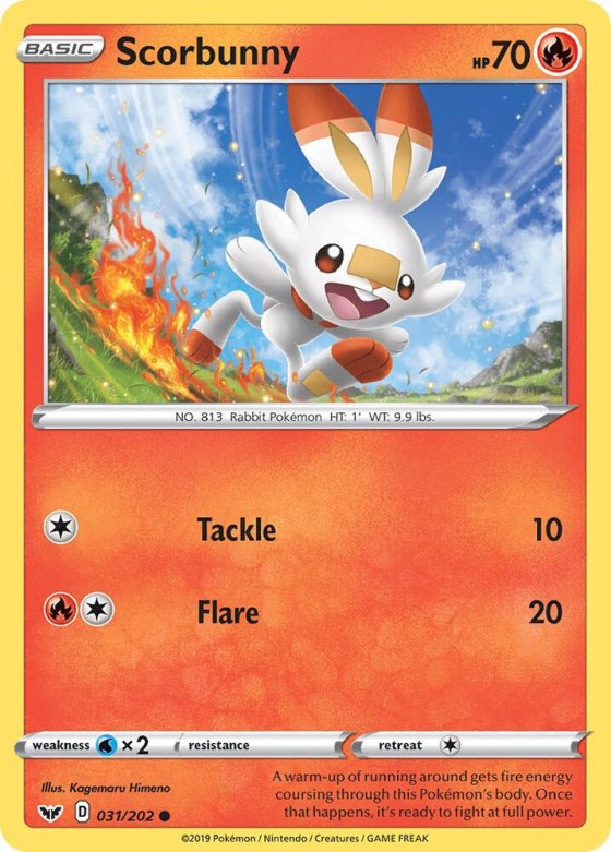Scorbunny (031) - Reverse Holo