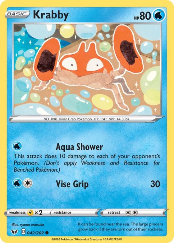 Krabby (042) - Reverse Holo