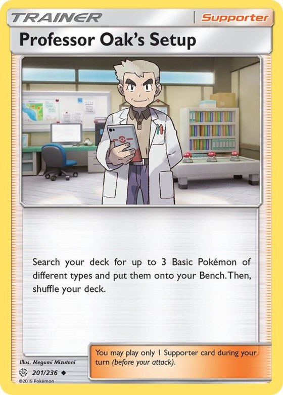 Professor Oak's Setup - Reverse Holo