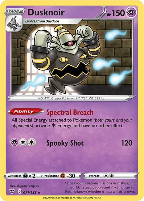 Dusknoir - Reverse Holo