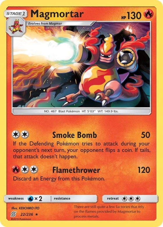 Magmortar - Reverse Holo