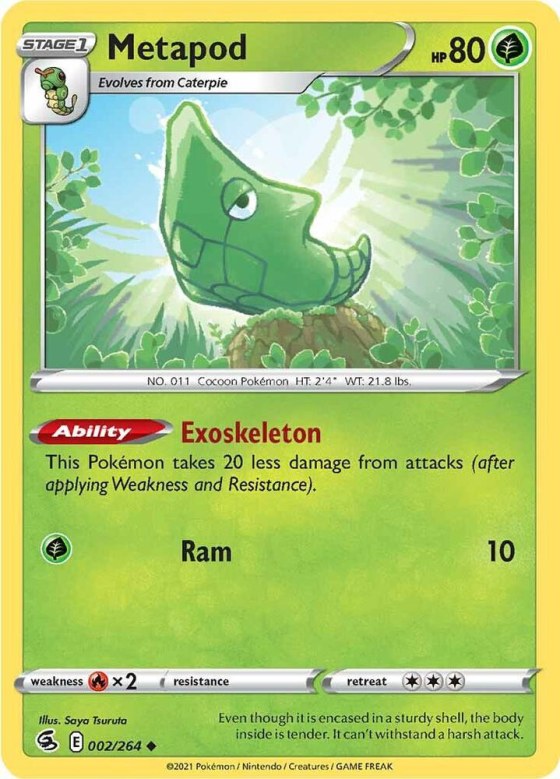 Metapod - Reverse Holo