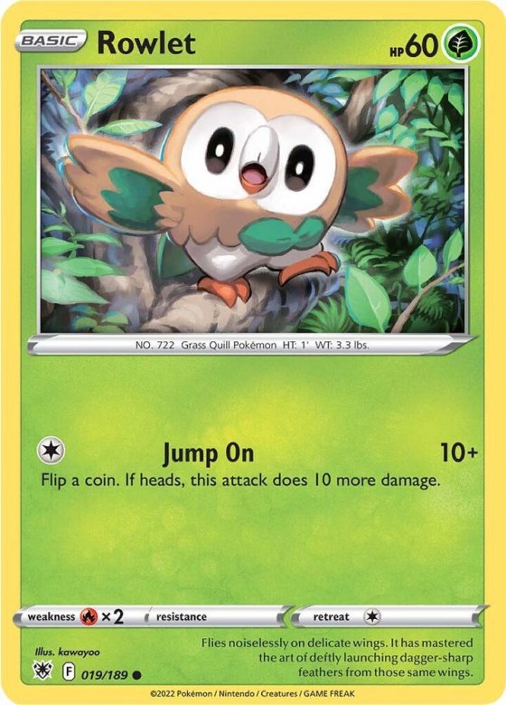 Rowlet - Reverse Holo