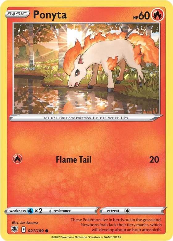 Ponyta - Reverse Holo