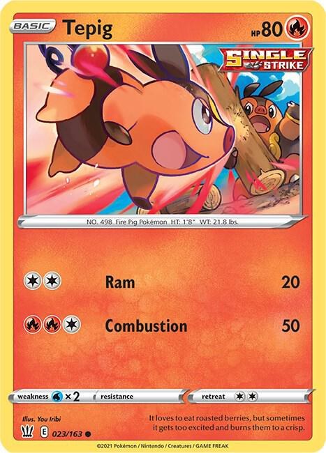 Tepig - Reverse Holo