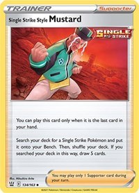 Single Strike Style Mustard - Reverse Holo