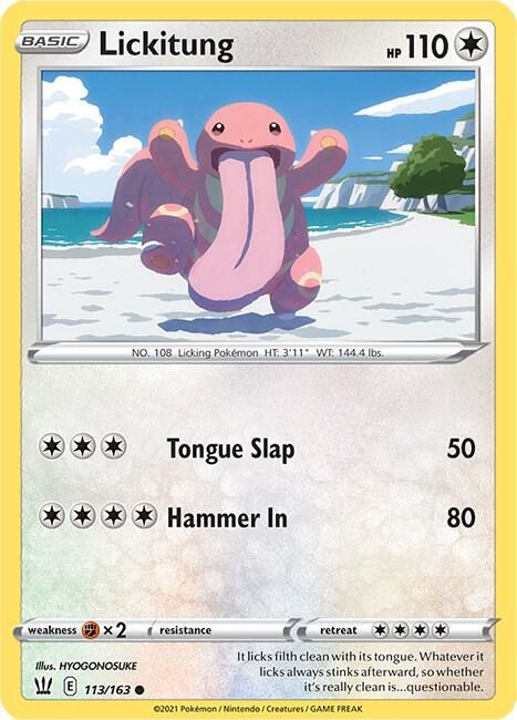 Lickitung - Reverse Holo