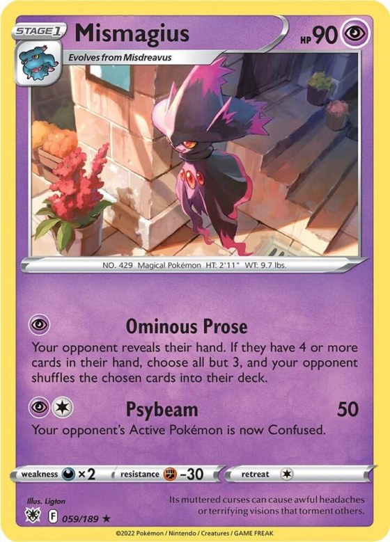 Mismagius - Reverse Holo