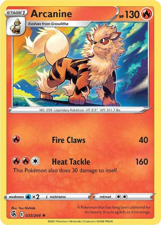 Arcanine - Reverse Holo