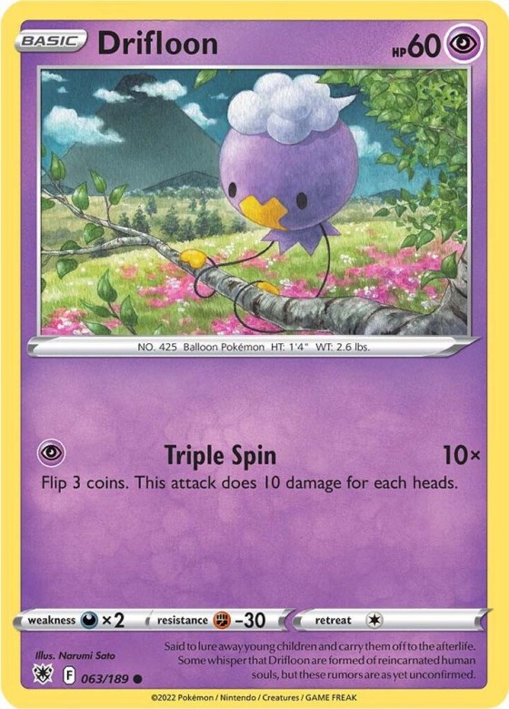Drifloon - Reverse Holo