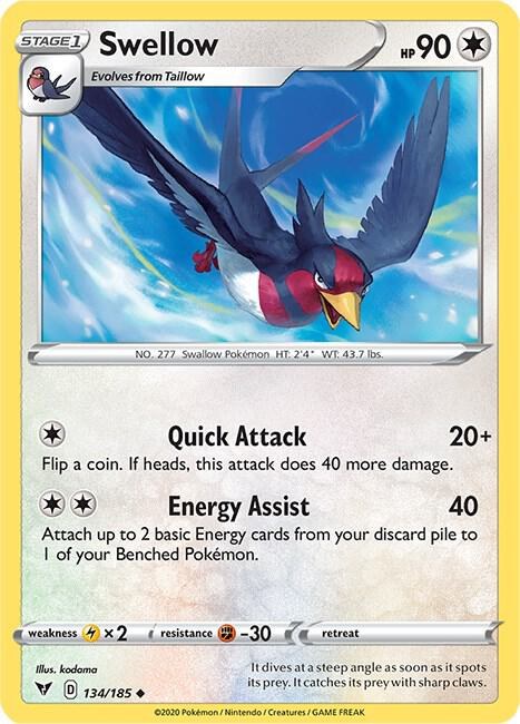 Swellow - Reverse Holo