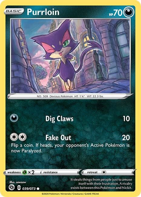 Purrloin - Reverse Holo