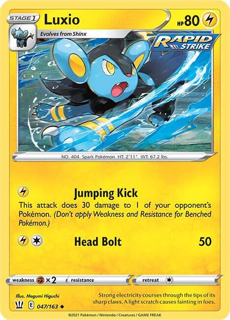 Luxio - Reverse Holo