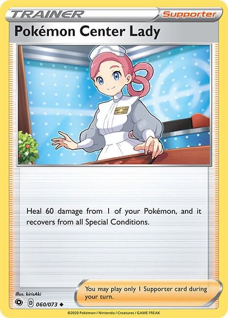 Pokemon Center Lady - Reverse Holo