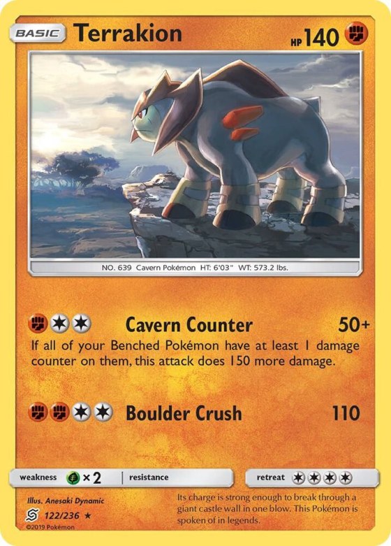 Terrakion - Reverse Holo