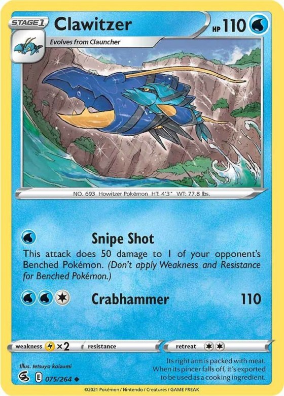 Clawitzer - Reverse Holo