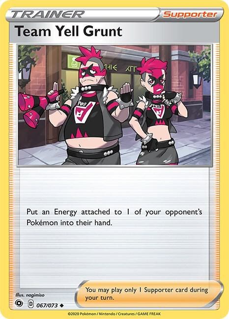 Team Yell Grunt - Reverse Holo