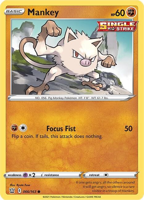 Mankey - Reverse Holo