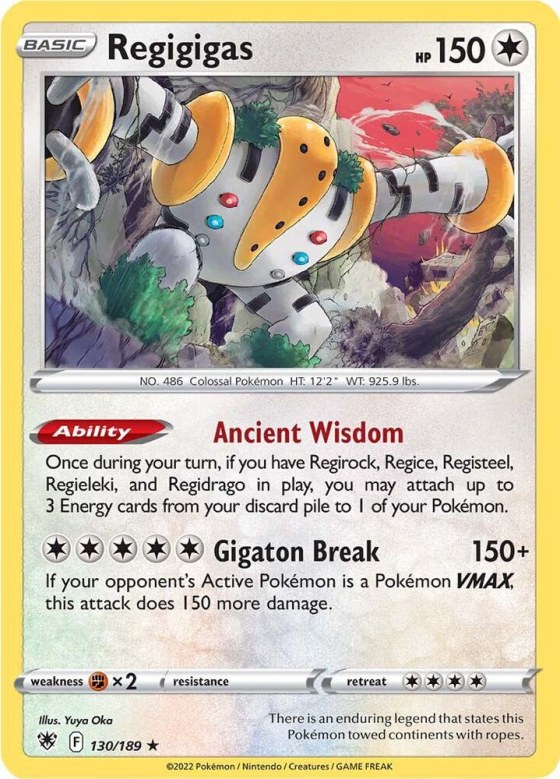 Regigigas - Reverse Holo