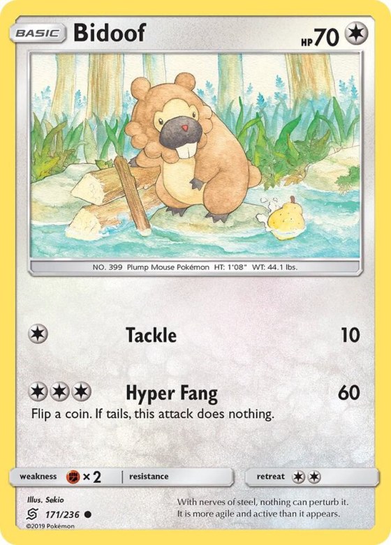 Bidoof - Reverse Holo