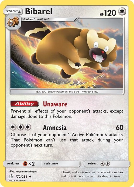 Bibarel - Reverse Holo