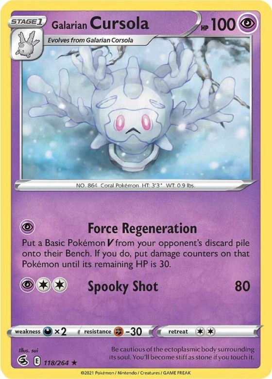 Galarian Cursola - Reverse Holo