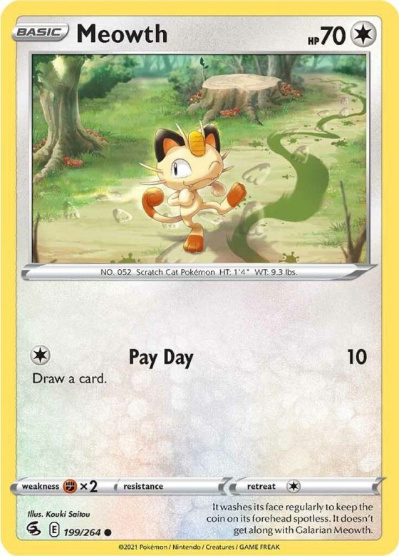 Meowth - Reverse Holo