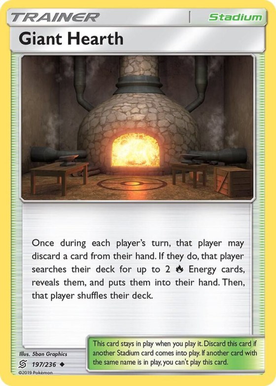 Giant Hearth - Reverse Holo