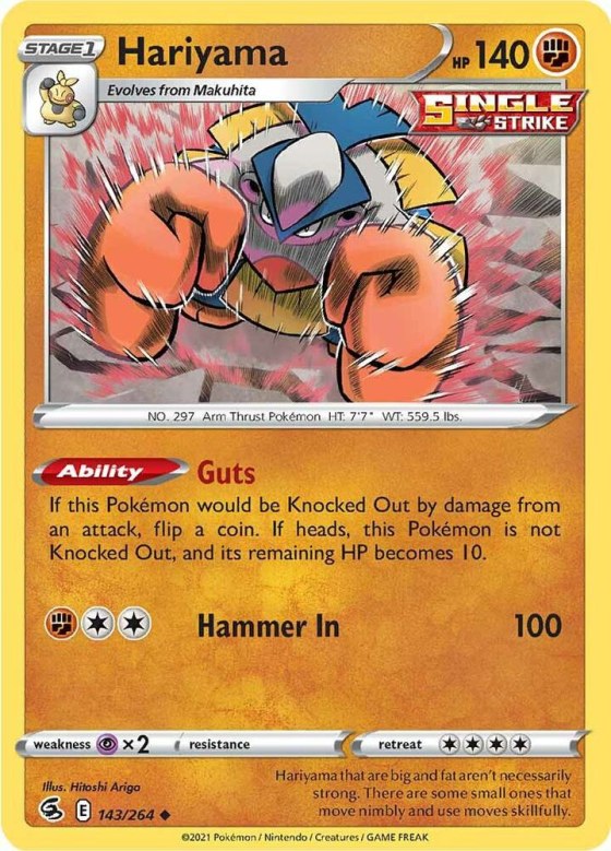 Hariyama - Reverse Holo