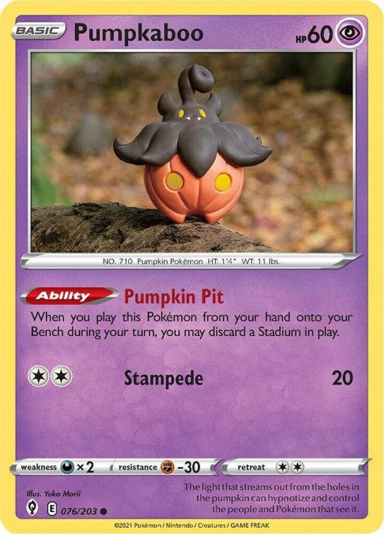 Pumpkaboo - Reverse Holo