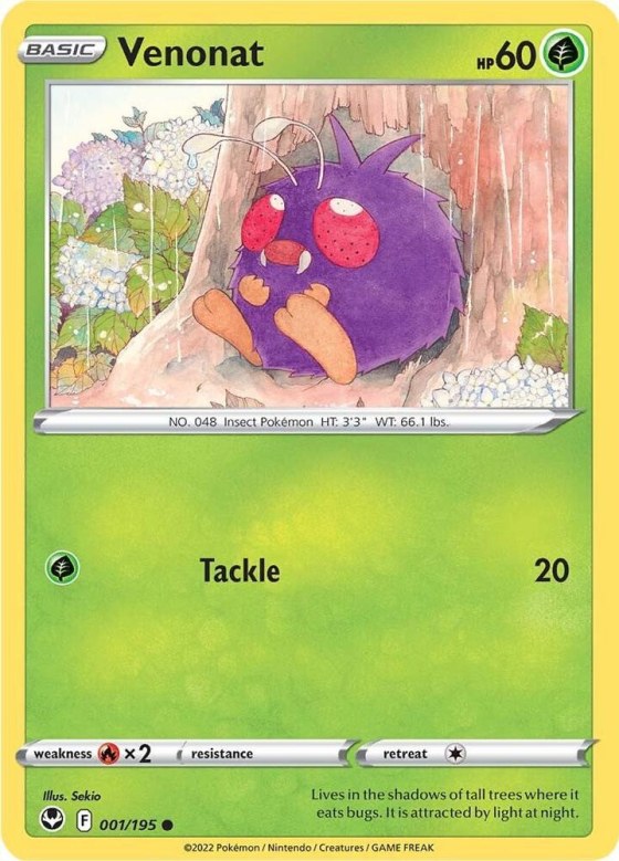 Venonat - Reverse Holo