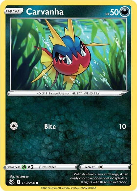Carvanha - Reverse Holo