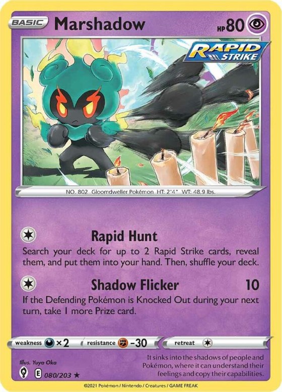 Marshadow - Reverse Holo