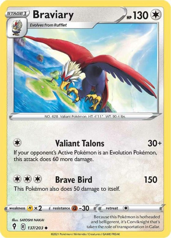Braviary - Reverse Holo
