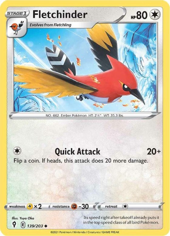 Fletchinder - Reverse Holo