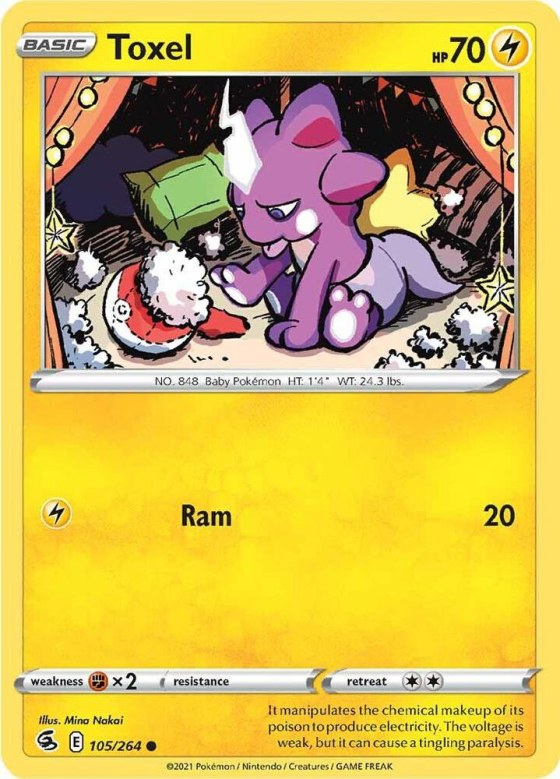Toxel (105) - Reverse Holo