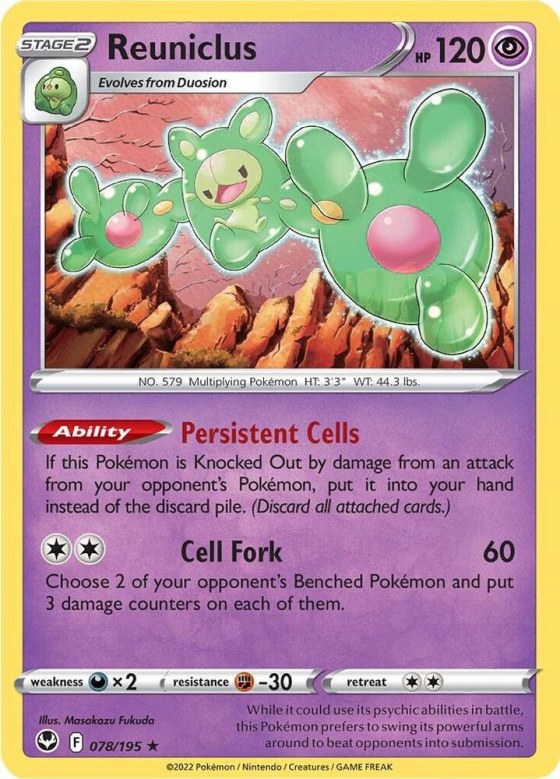 Reuniclus - Reverse Holo