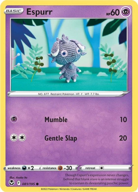 Espurr - Reverse Holo