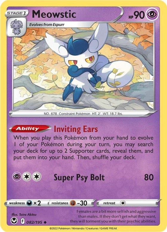 Meowstic - Reverse Holo