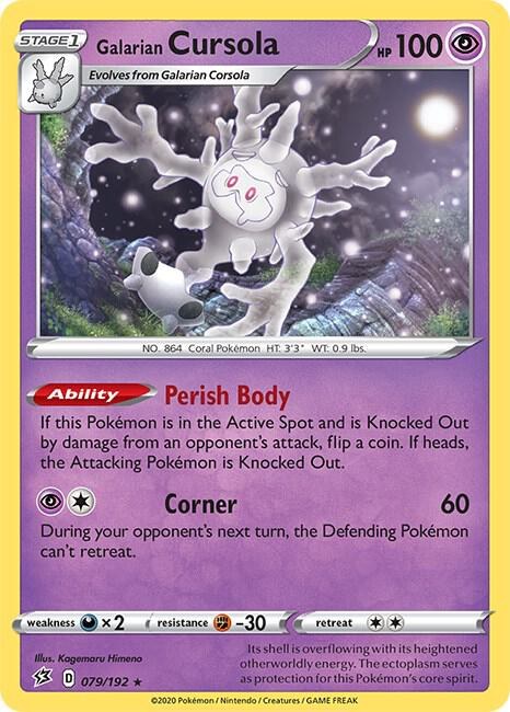 Galarian Cursola - Reverse Holo