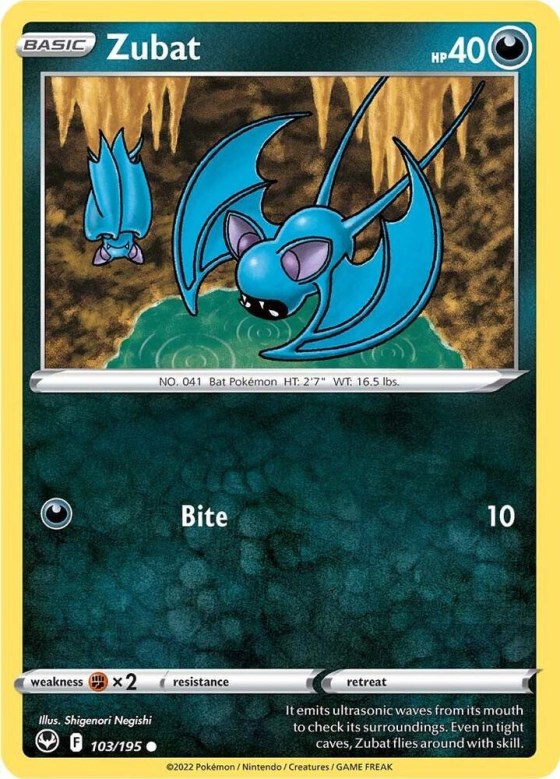 Zubat - Reverse Holo