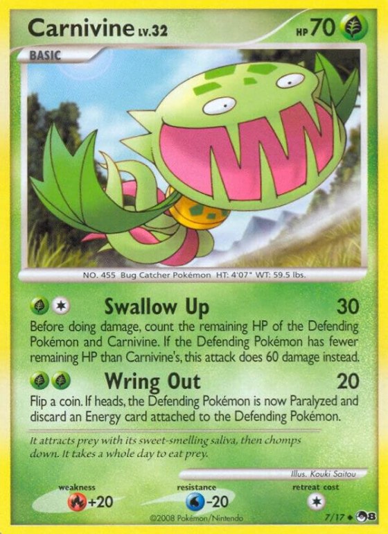 Carnivine - Reverse Holo