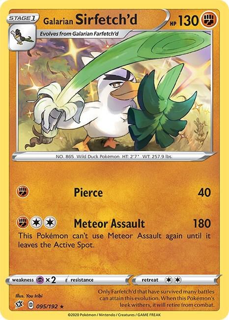 Galarian Sirfetch'd - Reverse Holo