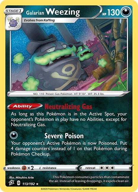Galarian Weezing - Holo