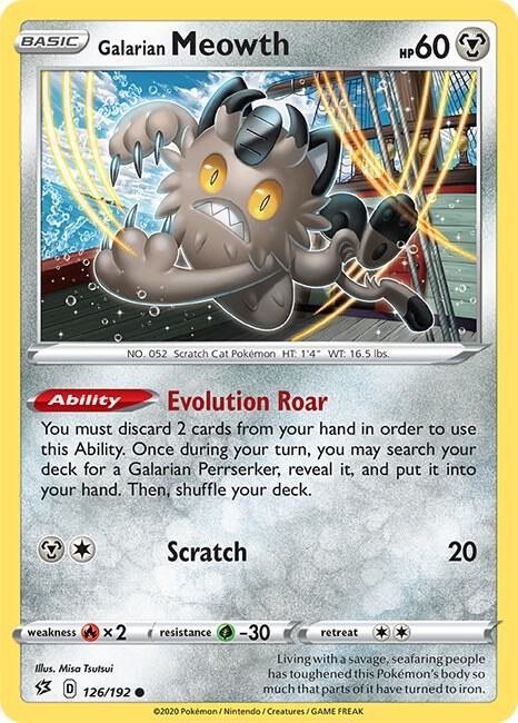 Galarian Meowth - Reverse Holo
