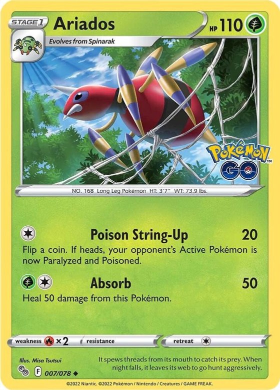Ariados - Reverse Holo